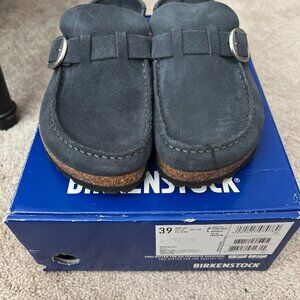Buckley Birkenstock Navy  Clogs - 39